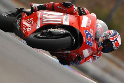 Current MotoGP championship leader Casey Stoner does not want the tyre rule to change for 2008