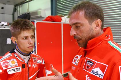 Ducati chief Livio Suppo believes too much emphasis has been put on their Bridgestone tyres and not Casey Stoner's ability