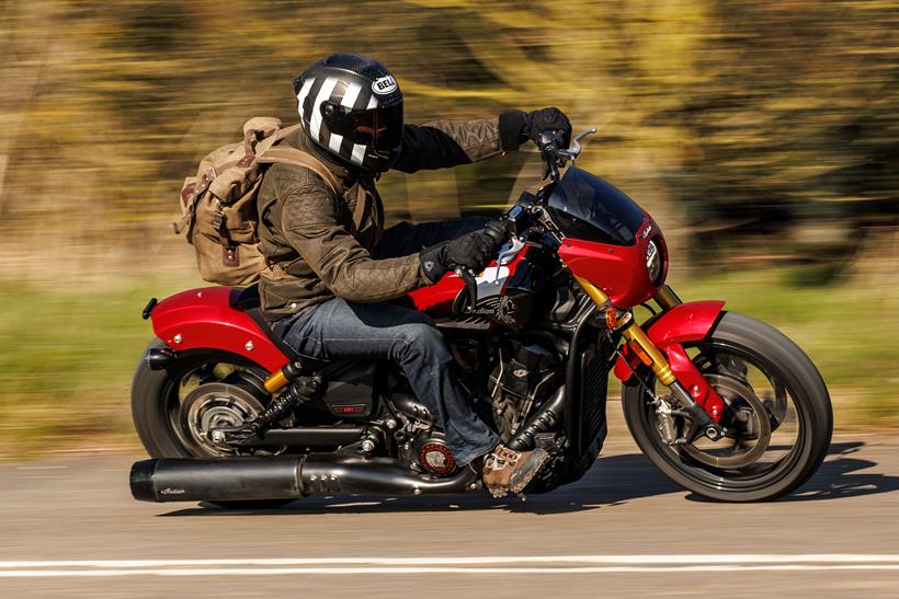 Indian 101 Scout handling test