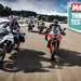Multiple adventure motorbikes