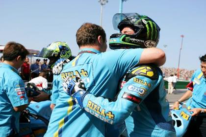 John Hopkins takes third behind Aussie duo in Misano