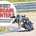 Michael Neeves on a cool down lap, with MCN's Bargain Hunter logo