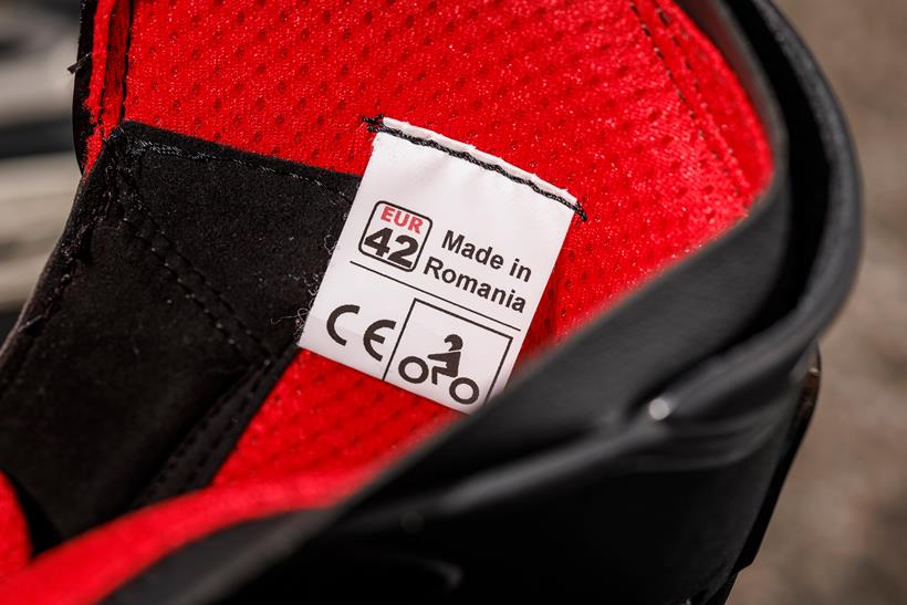Forma Phantom motorcycle boot_inner lining