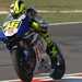 Valentino Rossi and Colin Edwards have seen an improvement with their new Michelin tyre this morning