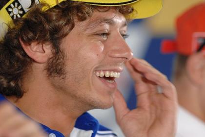 Valentino Rossi is happy with Michelin improvements