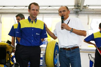 Jean-Philippe Weber (left) talks to MCN