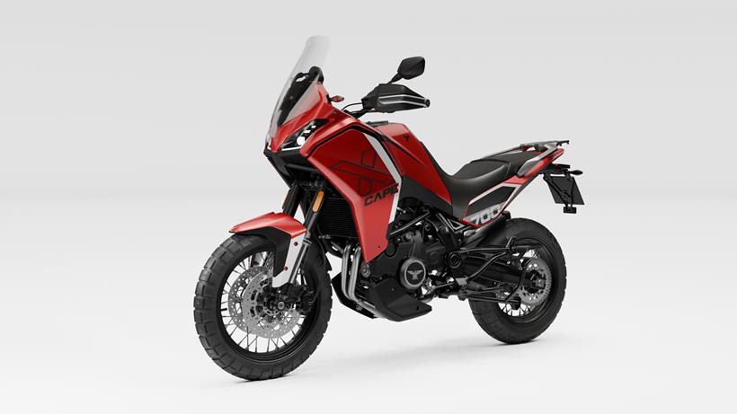 Moto Morini X-Cape 700 front left view