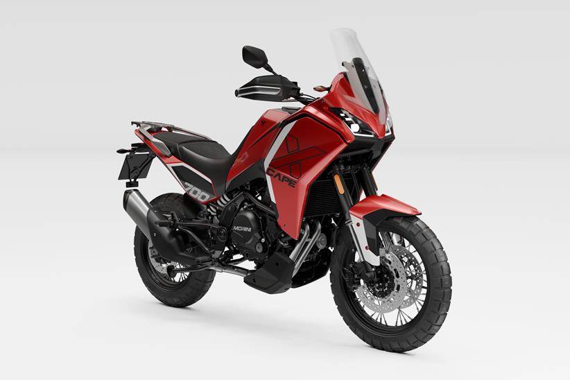 Moto Morini X-Cape 700 finished in red