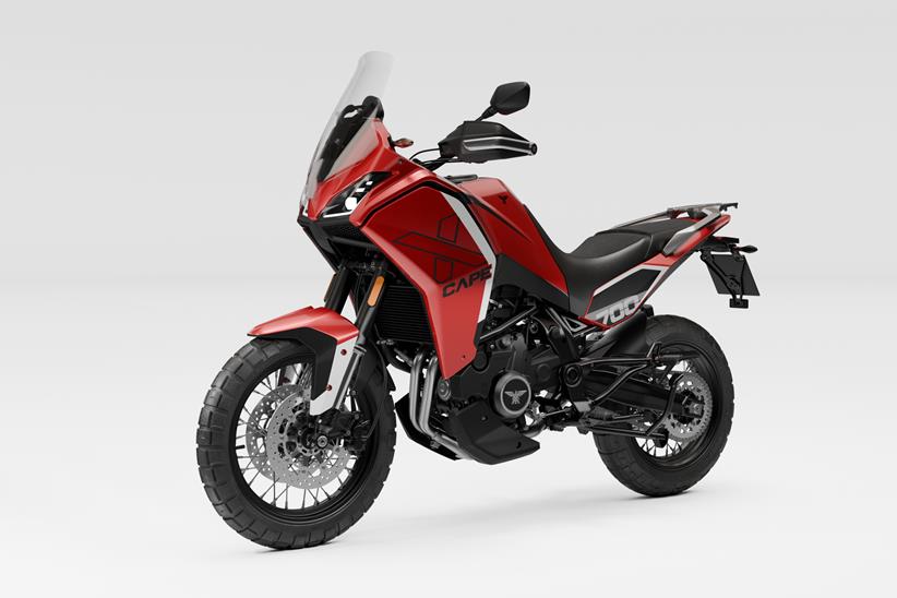 Moto Morini X-Cape 700 front left view