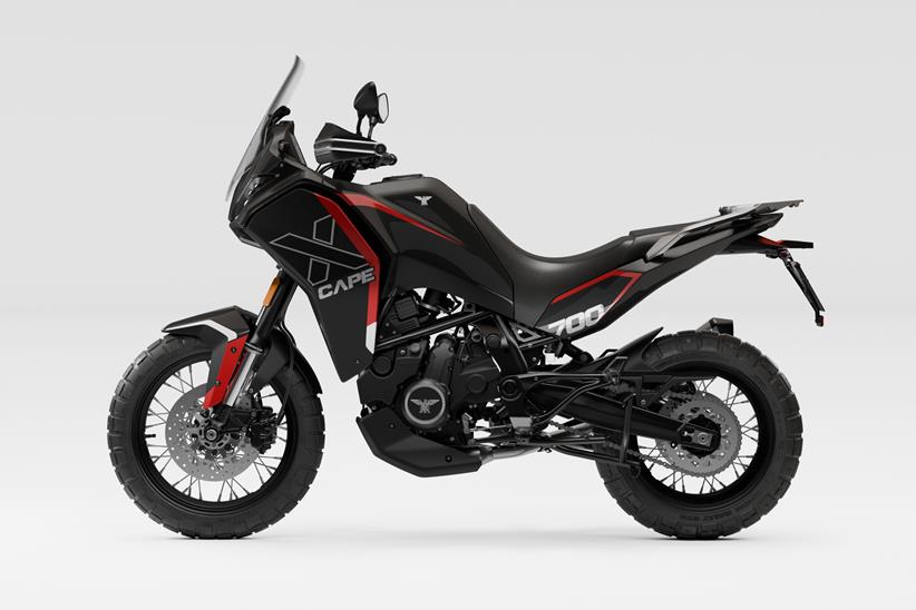 Moto Morini X-Cape 700 left-side view