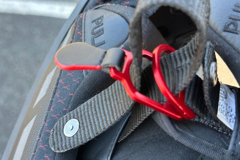 LS2 Carbon GP Aero D ring chin strap
