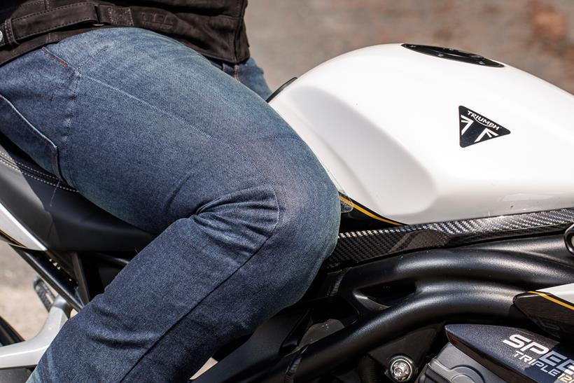 Oxford Original AAA jeans_rider sitting on bike
