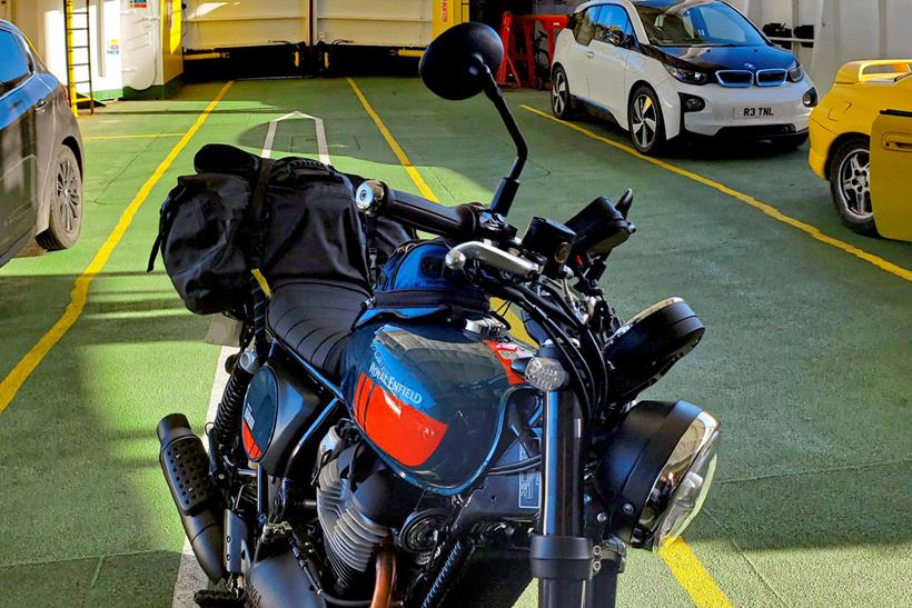 Royal Enfield Bear 650 loaded up
