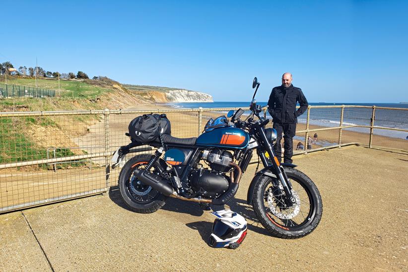 Royal Enfield Bear 650 tested by Steve Herbert-Mattick for MCN