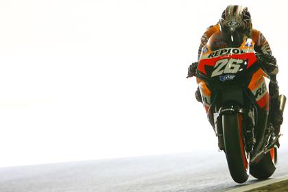 Pedrosa took his second MOtoGP pole of the season at Motegi