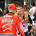 Reigning champion Nicky Hayden says current championship leader Casey Stoner is not cracking under the pressure