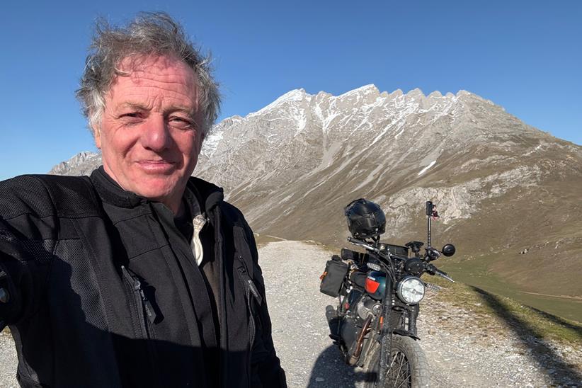 A selfie from Nick Sanders on his travels