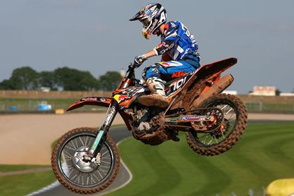 Tommy Searle, seen here at Donington Park, will be in the British Supercross Championship this year  (Pic: Ray Archer)