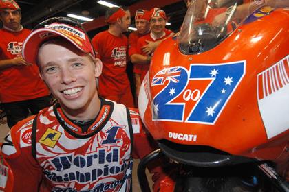 British stars who have competed against MotoGP champion Casey Stoner say he was a star at an early age