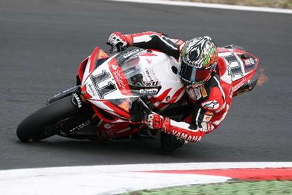 Troy Corser was the fastest man on track in free practice one at Vallelunga