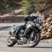 CFMoto 800MT cornering on road