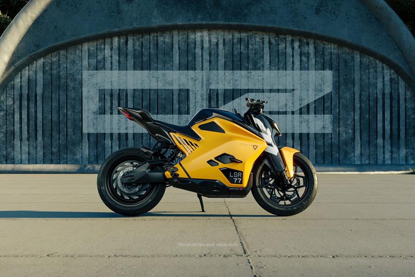Ultraviolette F77 MACH 2 finished in yellow