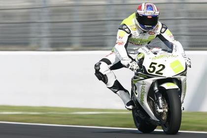 James Toseland will start the French World Superbike round at Magny Cours from pole position