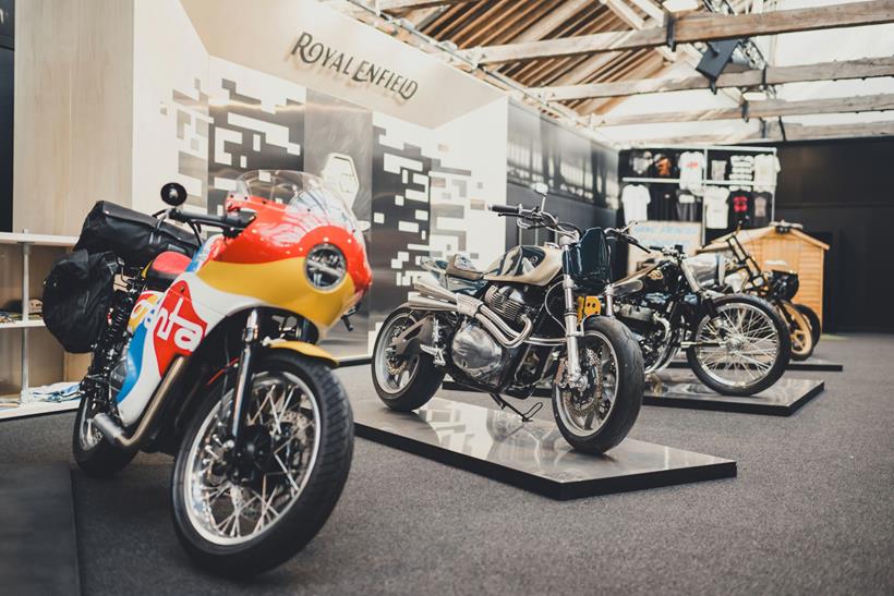 يمكن رؤية الدراجات المكيفة على عرض الدراجات Moto Show