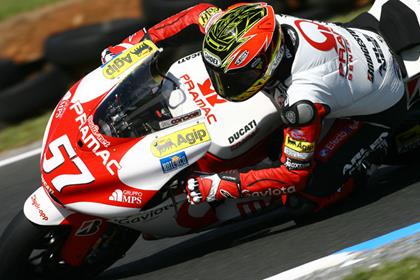 Britain's Chaz Davies is hoping for a good battle in tomorrow's Australian MotoGP