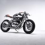 Royal Enfield Continental GT twin transformed into hand-crafted chromed café racer by Bandit9