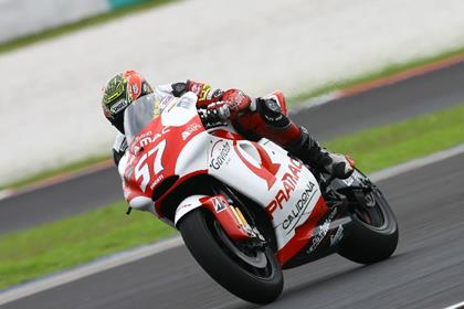 Davies had a lucky escape in Sepang after he was involved in a tangle with Nakano