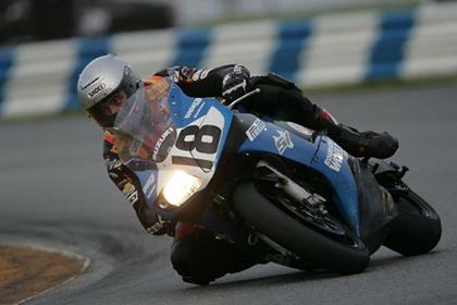 The winning Suzuki at the Daytona MOTO-ST Eight Hour race