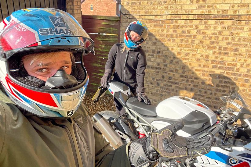 BMW S1000RR is not a great pillion option
