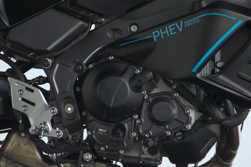 Yamaha MT-09 محرك المفاهيم والهيكل الهجين الكهربائي Yamaha MT-09 محرك المفاهيم والهيكل الهجين الكهربائي