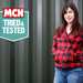 MotoGirl Jessie jacket in red check