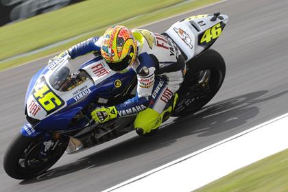 Valentino Rossi could be stopped from making his Bridgestone debut on Tuesday by current tyre suppliers Michelin