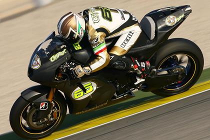 Loris Capirossi has been praised by Rizla Suzuki boss Paul Denning following his first test in Valencia