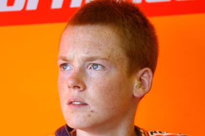 Britain's Bradley Smith will test the works Aprilia 125 for the first time next week in Jerez