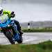 Riding a motorbike in the rain