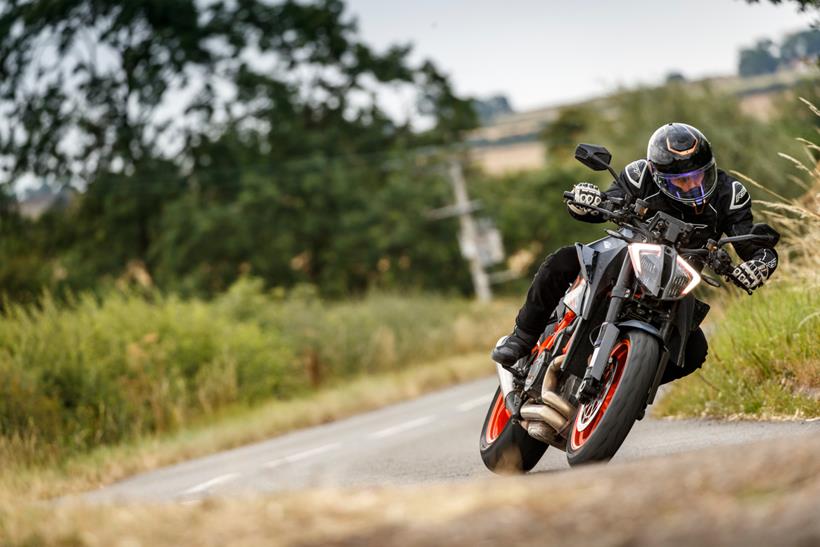 KTM Superduke cornering