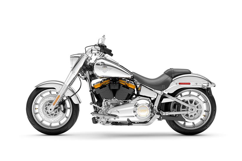 Harley-Davidson Fat Boy Gray Ghost left side