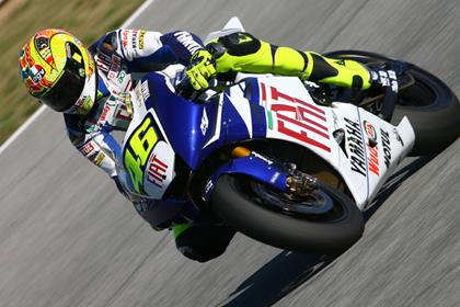 Valentino Rossi is happy with his Bridgestone debut despite being only 90 per cent fit