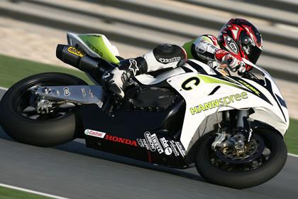 Carlos Checa has impressed his Hannspree Ten Kate Honda team in his first World Superbike test