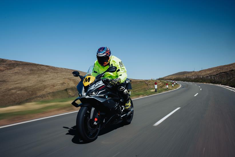 BMW S1000RR travelling marshal bike
