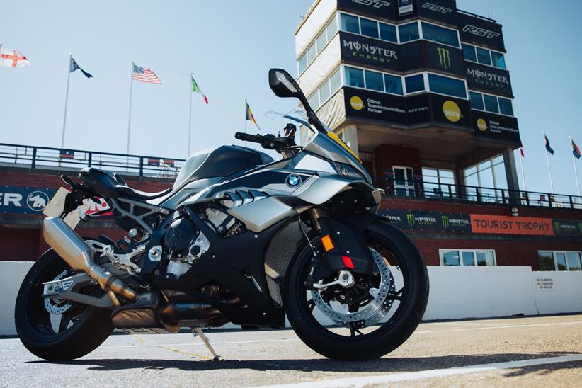 BMW S1000RR at the TT Grandstand