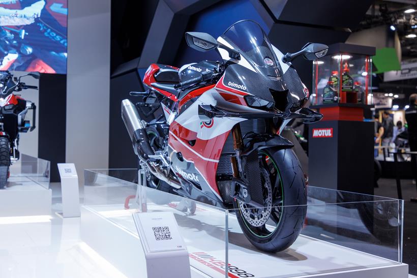 Bimota KB998 Rimini on display at Eicma 2024