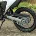 2025 Suzuki DR-Z4S, rear wheel and swingarm