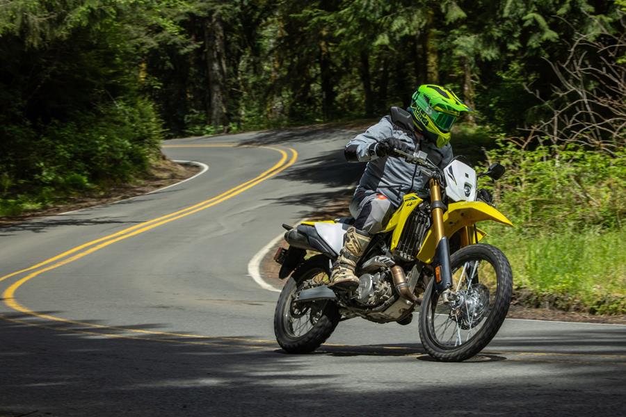 2025 Suzuki DR-Z4S, doing the business on tarmac