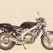 Honda NTV600/650 motorcycle review - Side view