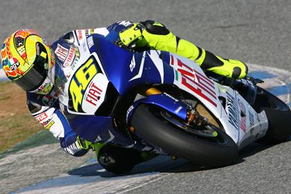 Valentino Rossi has left himself 'massively exposed' for 2008 after switching to Bridgestone tyres accordnig to Rizla Suzuki boss Paul Denning